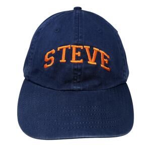 Steve Slideback Hat Blue One Size Adjustable Embroidered Lids 6 Panel